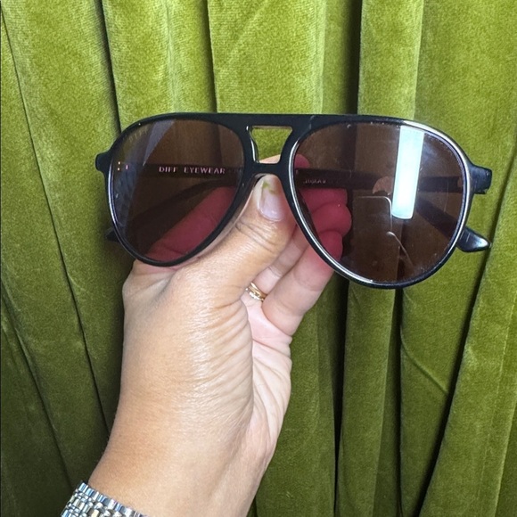 DIFF Eyewear Tosca II 56mm Aviator Sunglasses - Picture 5 of 7